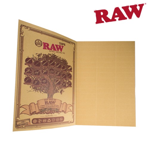 RAW TIPS BOOK. 10 PAGES PER BOOK WITH 48 TIPS PER PAGE