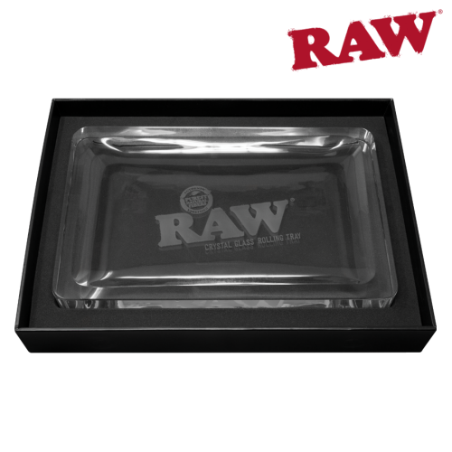 RAW CRYSTAL GLASS TRAY