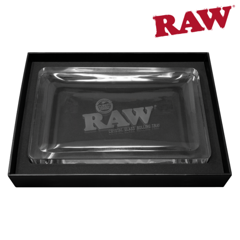 RAW CRYSTAL GLASS TRAY