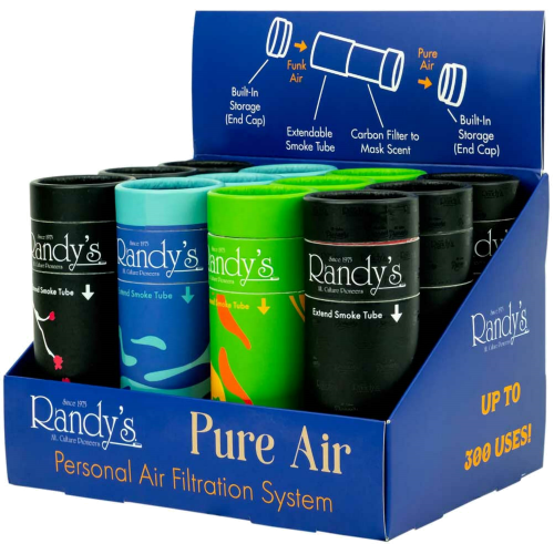 RANDY'S PURE AIR FILTER ( PRÉSENTOIRE DE 12 ASSORTI )