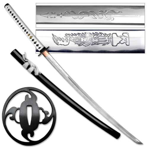 42" OVERALL Ten Ryu HAND FORGED SAMURAI SWORD