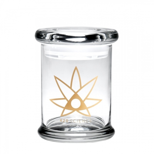 Pop-Top Jar - 420 Science Logo
