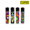 (48x) Clipper Lighters PSYCHEDELIC 8