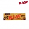 RAW CLASSIC PAPER SINGLE WIDE SINGLE WINDOW CUT CORNERS 50/50