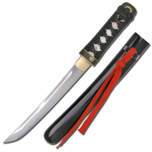 16,75" BLADEUSA HAND FORGED SAMURAI TANTO + SCABBARD