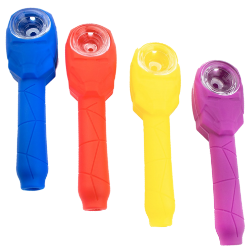 Silicone pipe Iron Man