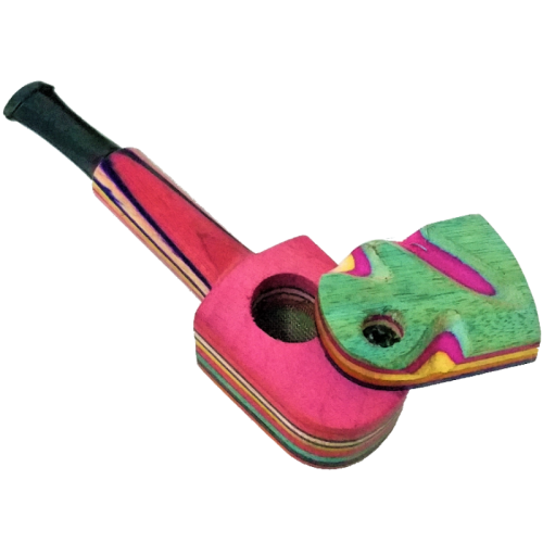 COLORED WOOD PIPE W'CAP
