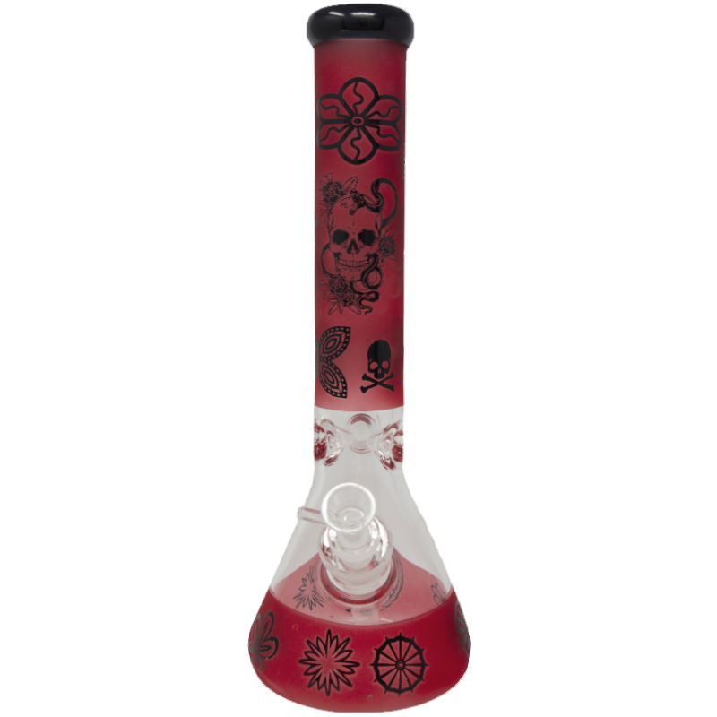 15" Flower Beaker Bong (7mm)