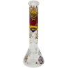 14.5" Day of the Dead Skulls Beaker Bong (5mm)