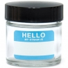 Clear Screw-Top Jar - Hello Write & Erase