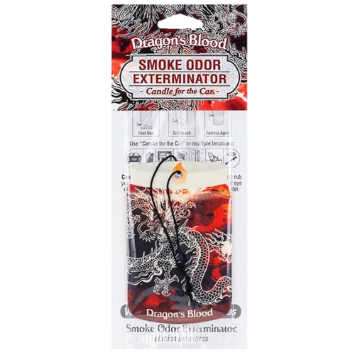 SMOKE ODOR CANDLE FOR THE CAR DRAGON'S BLOOD