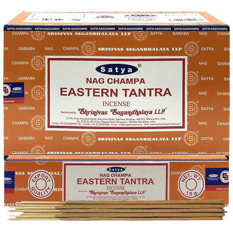 SATYA NAG CHAMPA INCENSE DARK CINNAMON15GR