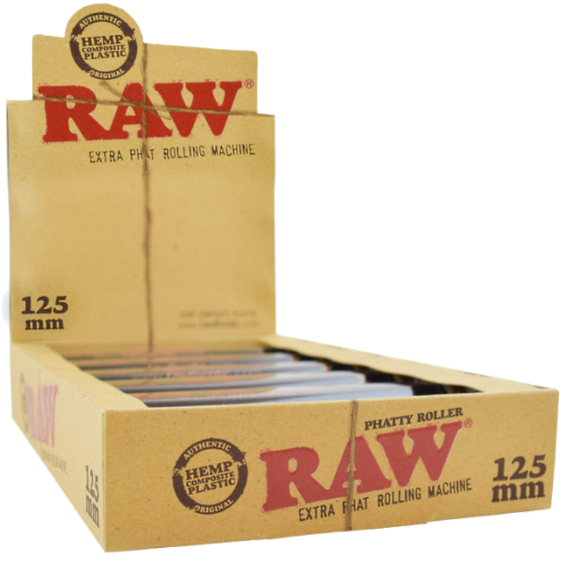 (6x) 125MM RAW PHATTY HEMP PLASTIC ROLLER