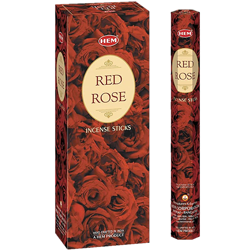 HEM RED ROSE INCENSE