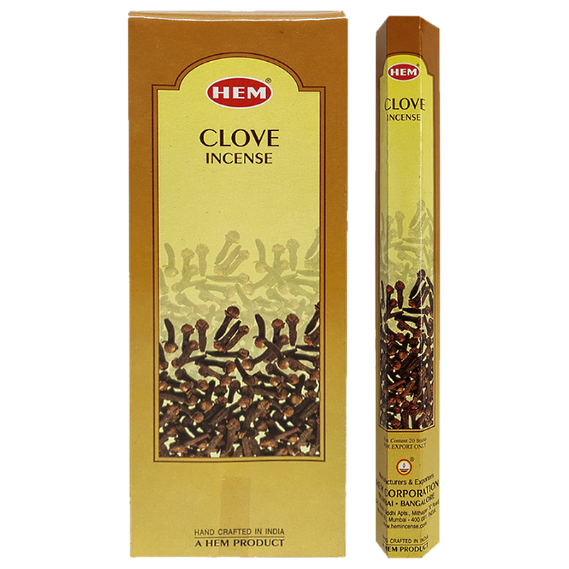 (X6) 20G HEM INCENSE - CLOVE