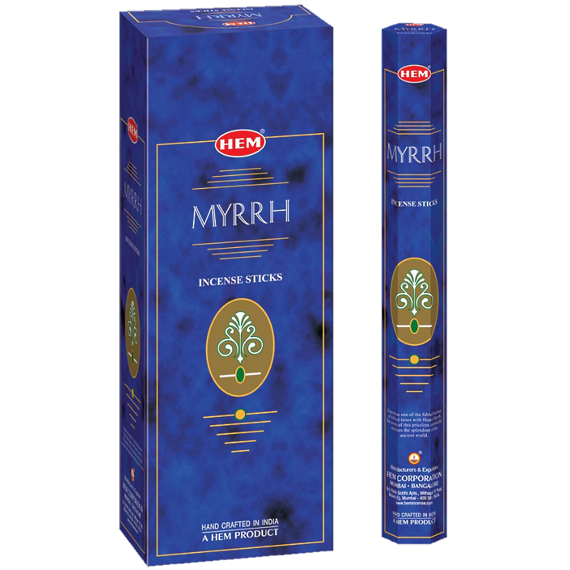 (X6) 20G HEM MYRRH INCENSE