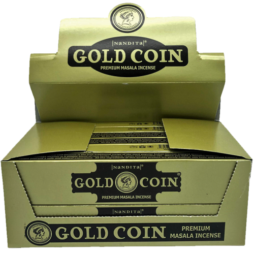 (12x) 15G Encens Nandita Gold Coin