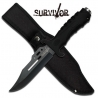 13" SURVIVOR FIXED BLADE KNIFE
