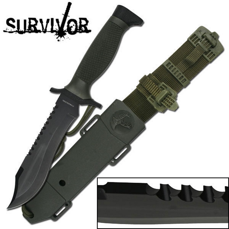 COUTEAU DE SURVIE SURVIVOR 12" OVERALL
