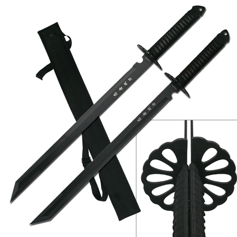 NINJA SWORD 28" OVERALL, TWIN SWORD