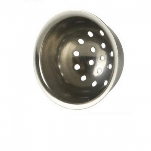Silicon spoon pipe metal bowl