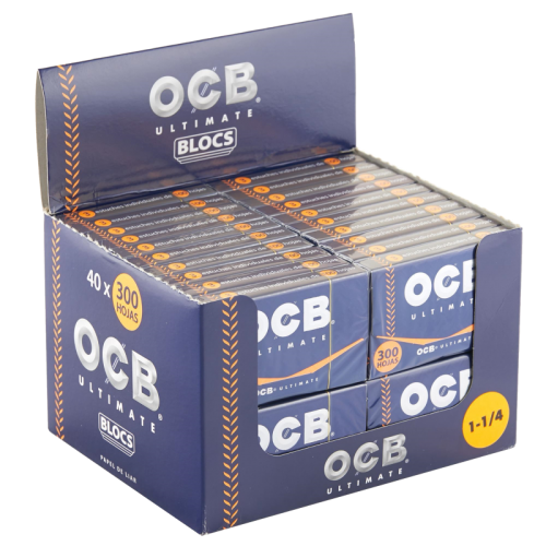 OCB ULTIMATE 1 1/4 BLOC 300 PAPERS