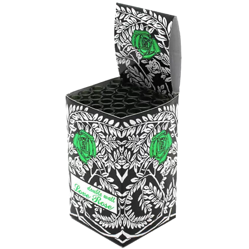 (25x) TUBES LOVE ROSES DOUBLE ÉPAISSEUR