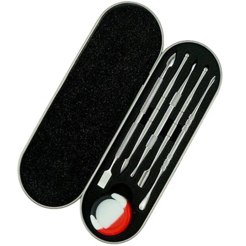 5PCS DABBER TOOLS SET + SILICONE CONTAINER