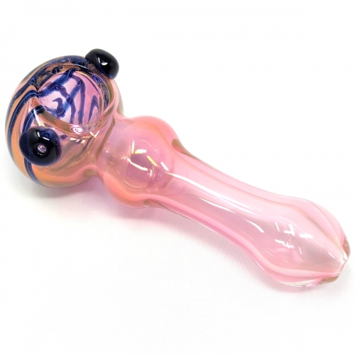 4.5" Smoky Pink Pyrex Pipe