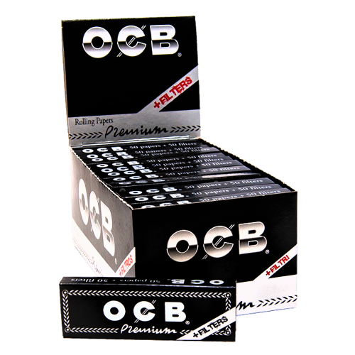 OCB PREMIUM BLACK 1 1/4 + FILTRES