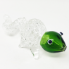 Glass animal pipe 12cm