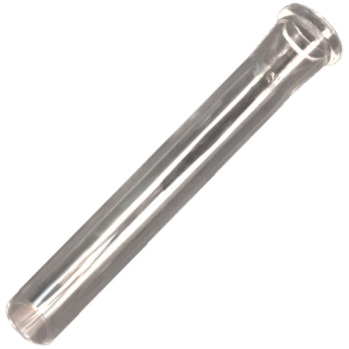 19mm female joint Clear single end 15cm
