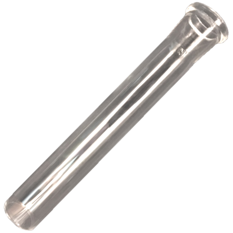 19mm female joint Clear single end 15cm