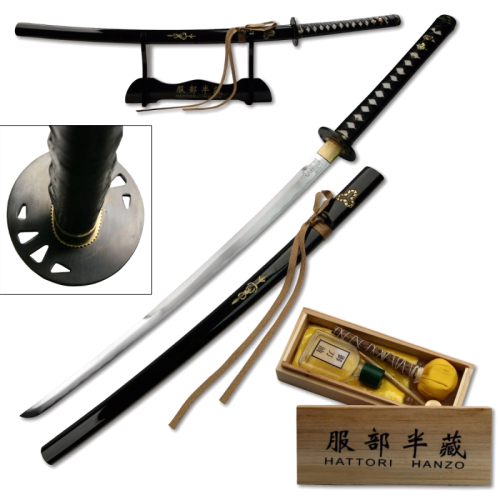 TEN RYU ÉPÉE SAMURAI FORGÉE À LA MAIN 41" DANS L'ENSEMBLE
