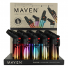 Maven Alpha Chrome Torch Lighters - 15ct
