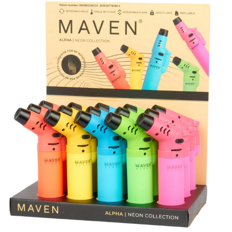 Maven Alpha Gradient Torch Lighters - 15ct
