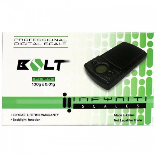 BALANCE DE POCHE NUMERIQUE BOLT, 100 g x 0,01 g