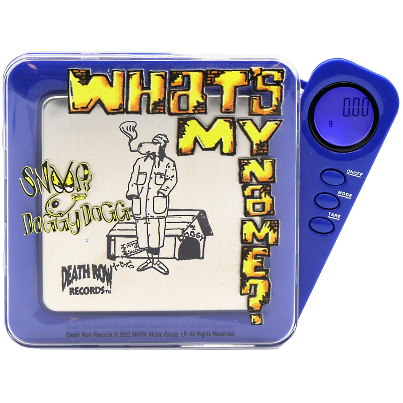 DEATH ROW RECORDS - WHAT'S MY NAME, LICENSED DIGITAL POCKET SCALE 50G x 0.01G