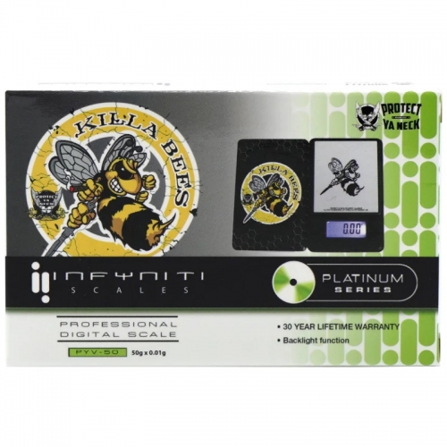 PROTECT YA NECK VIRUS - KILLA BEES, LICENSED DIGITAL POCKET SCALE 50g x 0.01g
