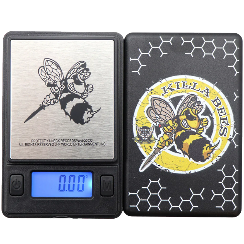 PROTECT YA NECK VIRUS - KILLA BEES, LICENSED DIGITAL POCKET SCALE 50g x 0.01g