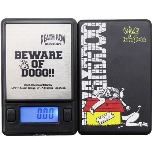 DEATH ROW RECORDS VIRUS - BEWARE OF THE DOGG, LICENSED POCKET SCALE 50g x 0.01g