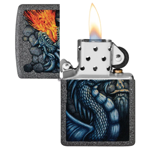 ZIPPO FIERY DRAGON DESIGN