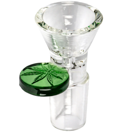 BOWL EN VERRE - POIGNÉE CANNABIS