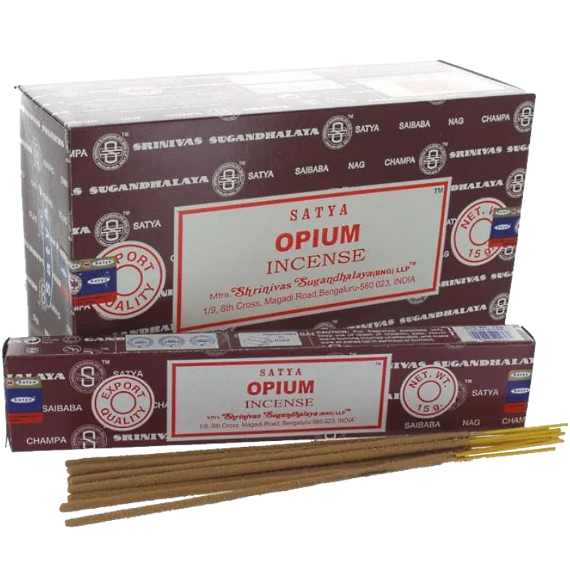 (12x) 15G ENCENS SATYA OPIUM