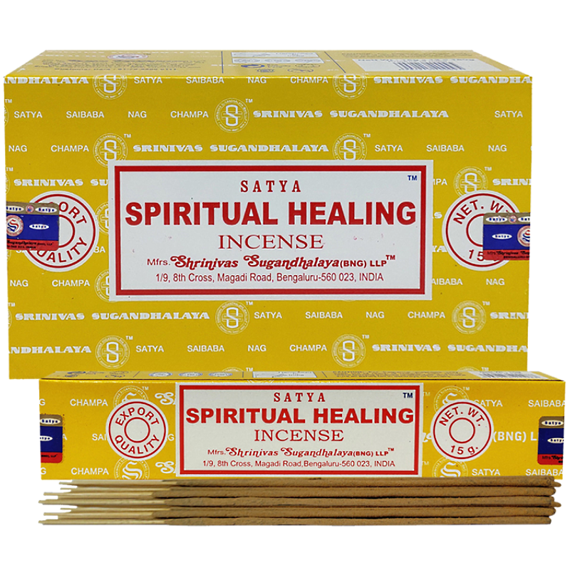 (12x) 15G SATYA INCENSE SPIRITUAL HEALING