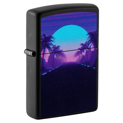 ZIPPO CONCEPTION COUCHER DU SOLEIL LUMIÈRE NOIRE