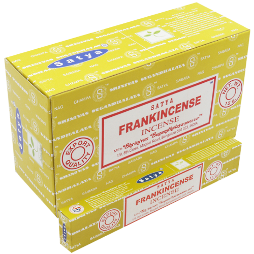 (12x) 15G SATYA INCENSE FRANKINCENSE