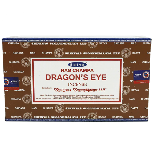 (12x) 15G SATYA INCENSE - NC DRAGON'S EYE