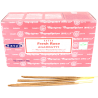(12x) 15G SATYA INCENSE FRESH ROSE