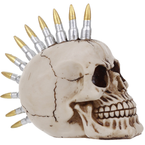 DECORATIVE RESIN SKULLS